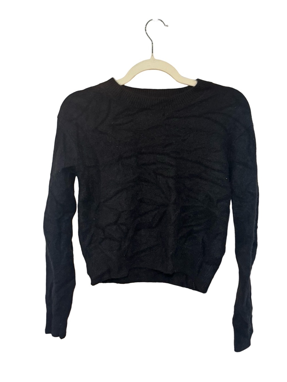 Zara Black Women's Crewneck Knit Sweater
